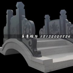 喜鵲登梅石浮雕橋，青石拱橋