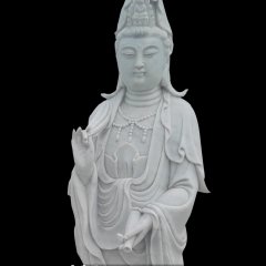 觀世音菩薩石雕，立式佛像石雕