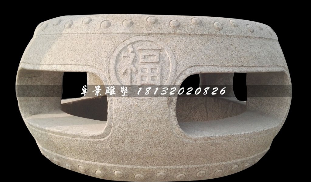 福桌石雕，大理石圓桌雕塑