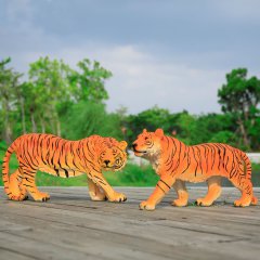 老虎雕塑，玻璃鋼仿真老虎雕塑