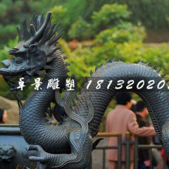 青銅龍雕塑，廣場(chǎng)神獸銅雕
