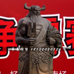 神農(nóng)銅雕，古代神話人物銅雕