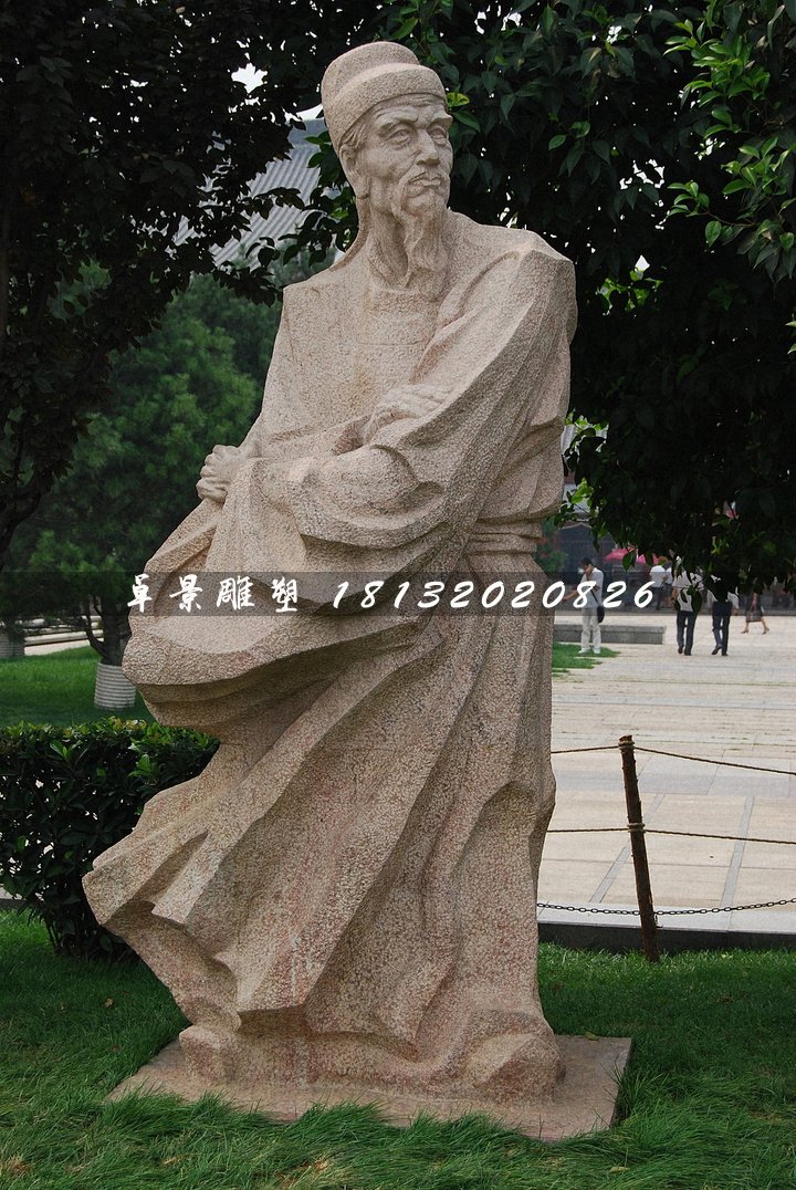 杜甫石雕，古代詩(shī)人石雕