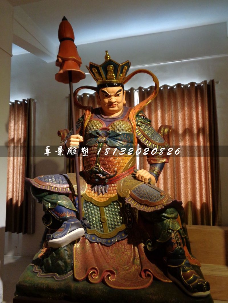 四大天王雕塑，玻璃鋼神仙 (2)