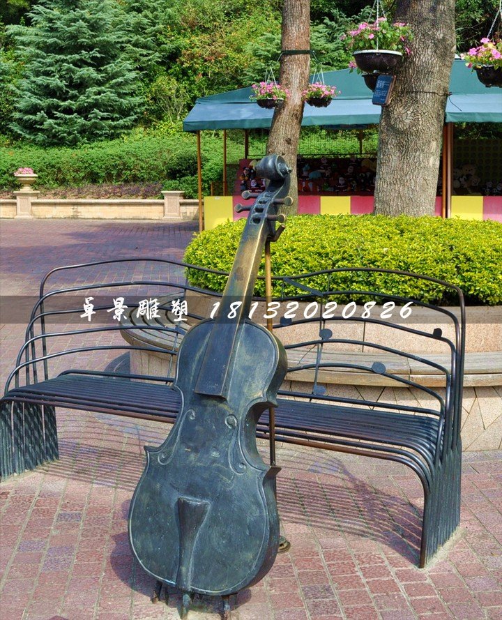 大提琴銅雕，公園景觀(guān)銅雕