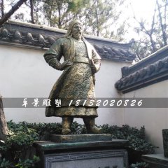 成吉思汗銅雕，古代人物銅雕