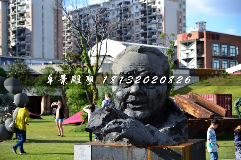鄧小平頭像銅雕，偉人銅雕