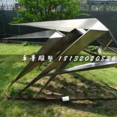 不銹鋼風(fēng)竹雕塑，公園景觀雕塑