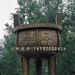 大型銅鼎，廣場(chǎng)三足銅鼎雕塑