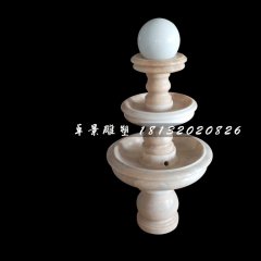 風(fēng)水球石雕，晚霞紅景觀雕塑