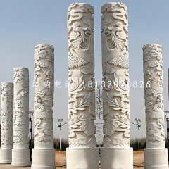 鳳凰柱子石雕廣場(chǎng)石柱子