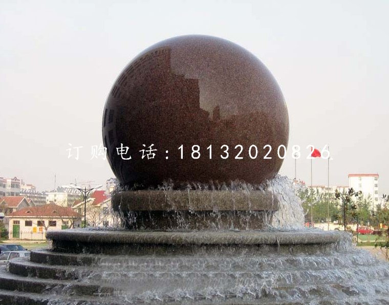 大型風(fēng)水球，廣場景觀石雕