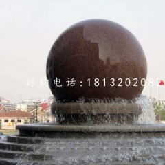 大型風(fēng)水球，廣場(chǎng)景觀石雕