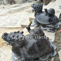 招財(cái)龍龜，青石龍龜?shù)袼? width=