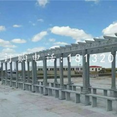 公園石長(zhǎng)廊，青石走廊