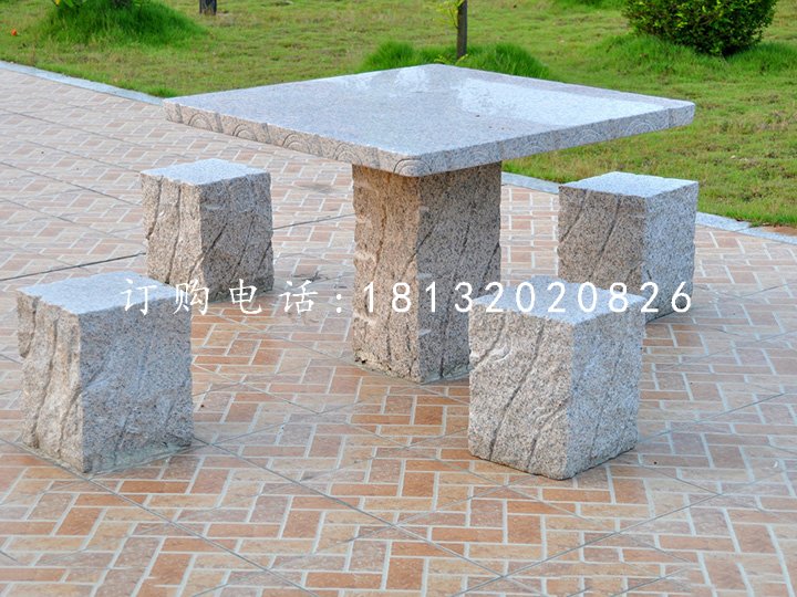 公園石桌椅，大理石桌凳