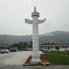 龍柱石雕，漢白玉華表石雕
