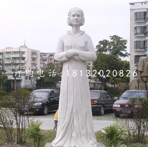 南丁格爾石雕，醫(yī)院人物石雕