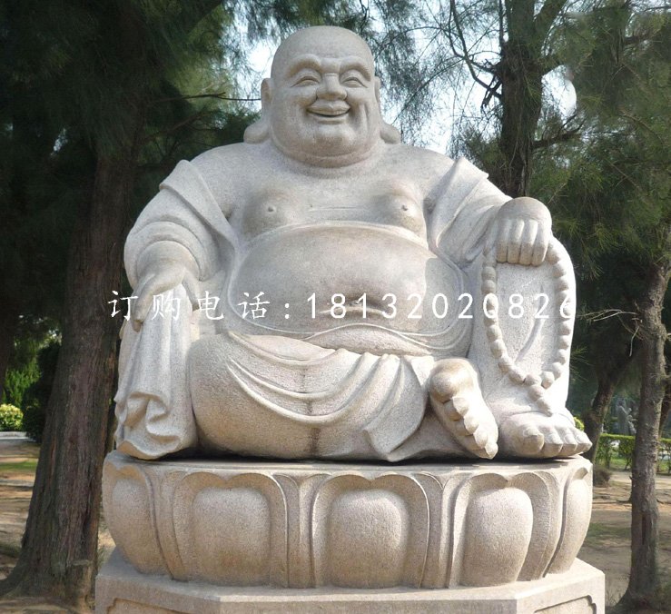 笑面佛石雕，彌勒佛石雕