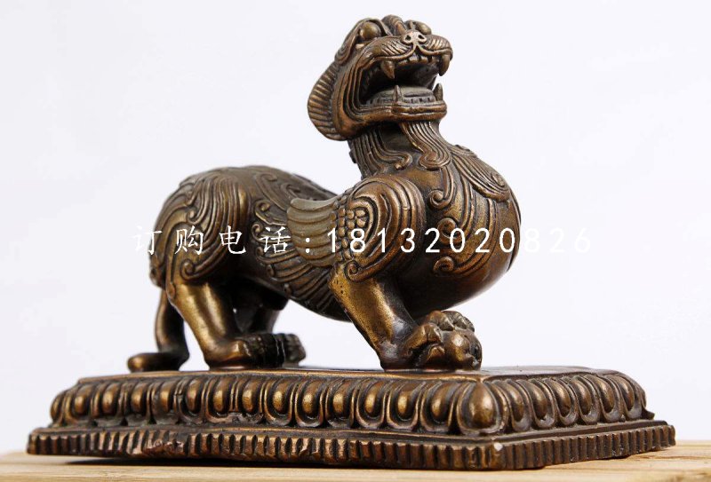 狴犴銅雕，神獸銅雕