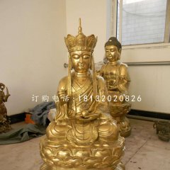 地藏菩薩銅雕，銅雕佛像
