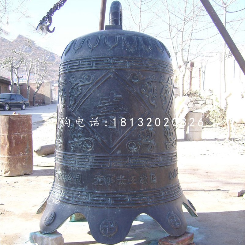 仿古銅鐘，青銅鐘