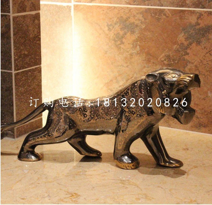 老虎銅雕,鑄銅動(dòng)物雕塑