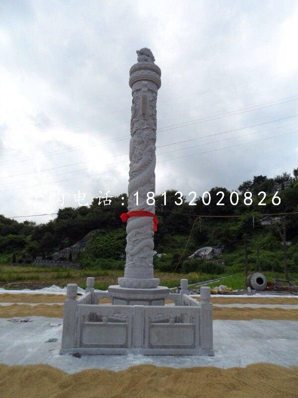 華表龍柱雕塑廣場盤龍柱石雕