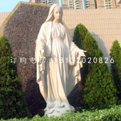 玻璃鋼圣母雕塑，教堂人物雕塑