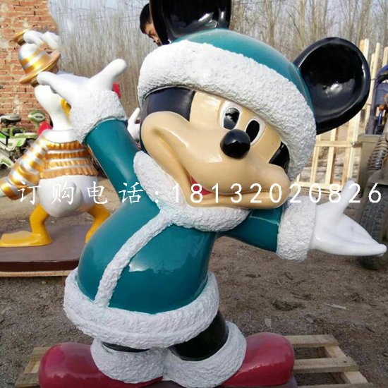 玻璃鋼米老鼠雕塑,卡通雕塑