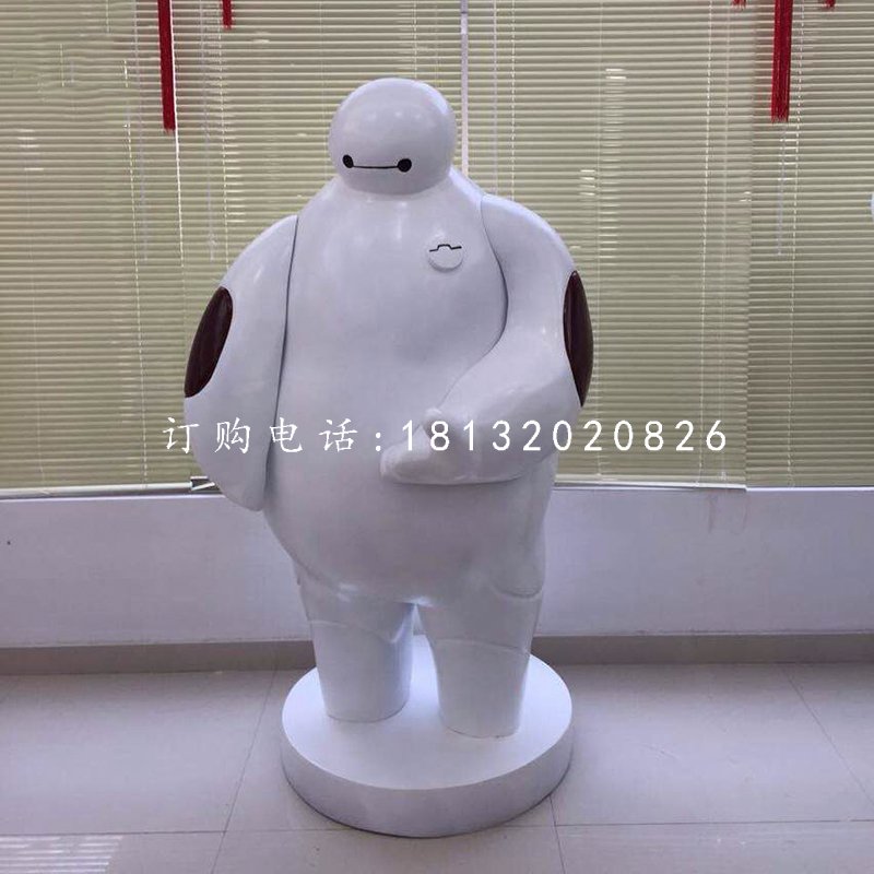 玻璃鋼大白，卡通人物雕塑 (1)