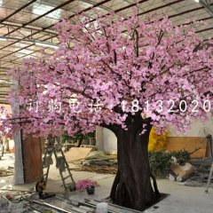 玻璃鋼桃花，仿真大樹