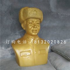 玻璃鋼雷鋒胸像雕塑，名人雕塑