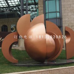 抽象景觀雕塑，公園銅雕