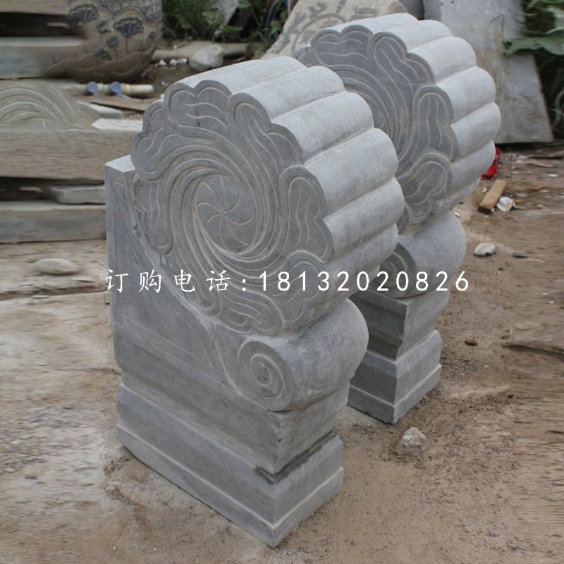 門墩石雕,青石仿古門墩