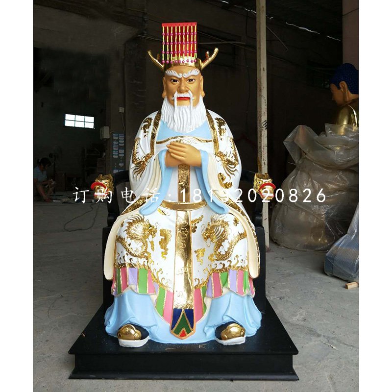 龍王雕塑，玻璃鋼神像