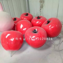 蘋果雕塑，玻璃鋼仿真水果