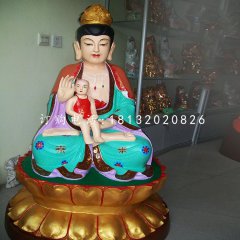 送子觀音雕塑，玻璃鋼佛像