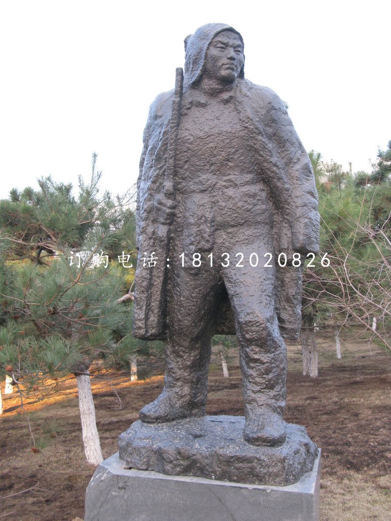 民兵銅雕，公園紀(jì)念銅雕