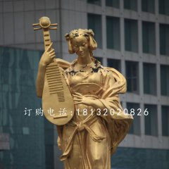 樂(lè)妓雕塑，廣場(chǎng)人物銅雕