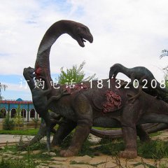 玻璃鋼動(dòng)物，公園恐龍雕塑
