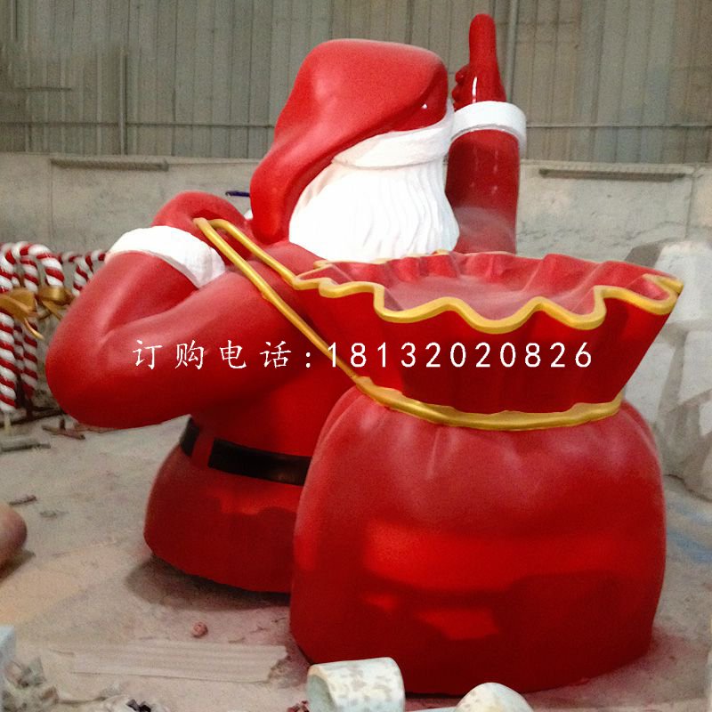 玻璃鋼圣誕老人，卡通人物 (3)