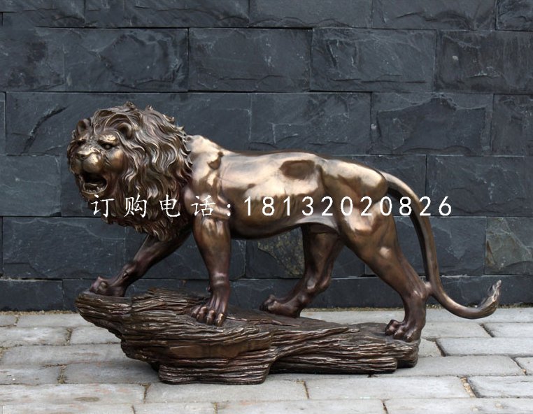 非洲獅銅雕，廣場(chǎng)銅獅子