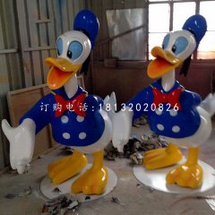 唐老鴨雕塑，玻璃鋼卡通迪士尼雕塑