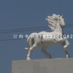 玻璃鋼馬雕塑，廣場動(dòng)物雕塑