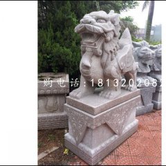 大理石貔貅，神獸石雕