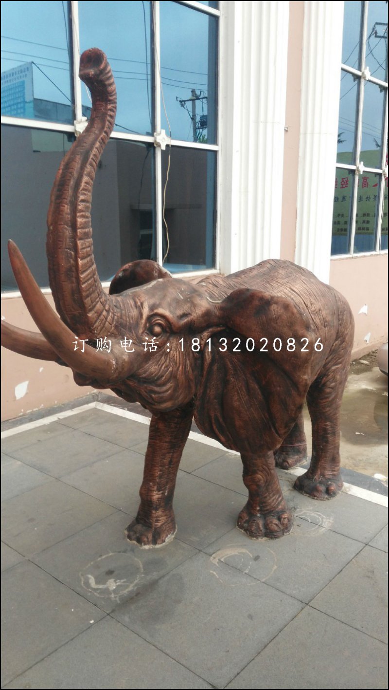 大象銅雕，公園動(dòng)物銅雕