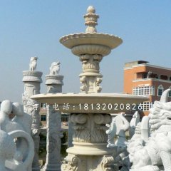 歐式噴泉石雕，廣場(chǎng)景觀雕塑