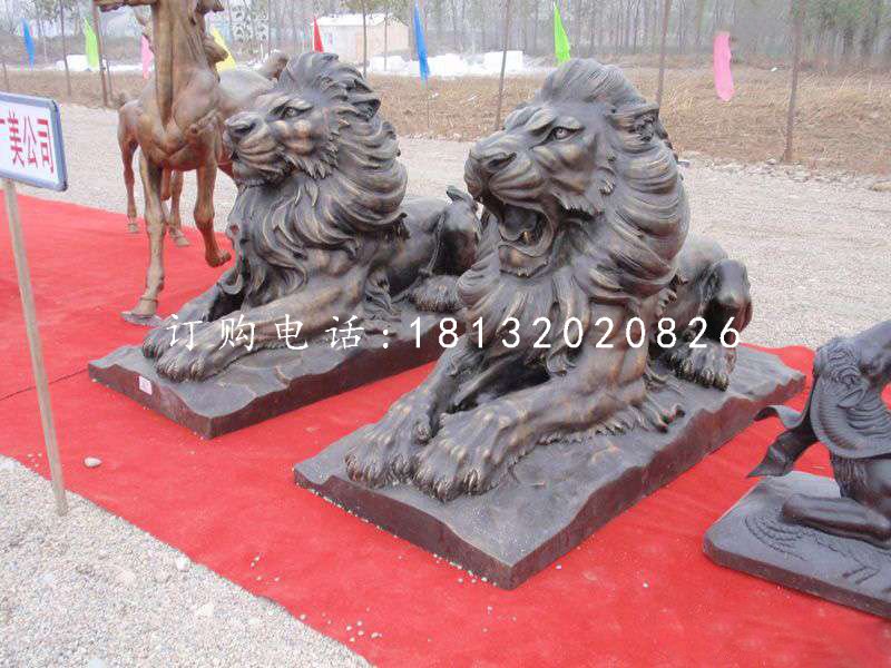 匯豐獅銅雕，銅雕西洋獅