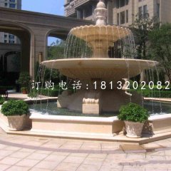 小區(qū)噴泉石雕，景觀石雕